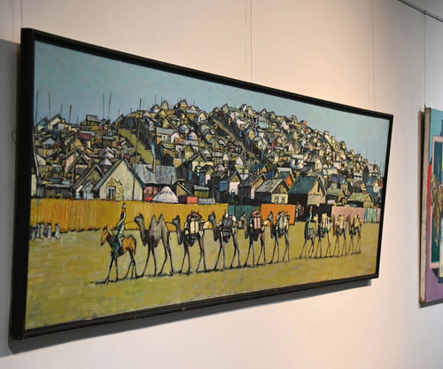 L.Bumandorj’s expressionist country  